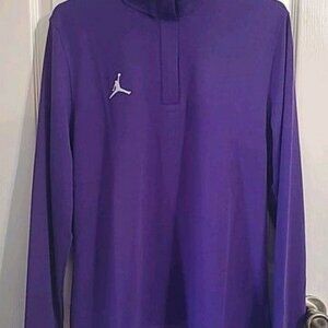 Nike Air Jordan Dri-Fit 1/4 Zip Womens Small Long Sleeve Training Top DQ7917-545